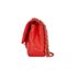 Medium Double Flap, &pound;5,500, Handbags, Red, Lambskin Leather, Bottom view